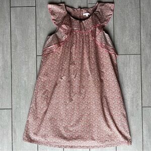 CHLOE girls pink couture dress floral frill 14 year ballet cottage luxe designer